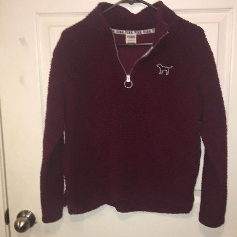 Victoria’s Secret pink. Burgundy